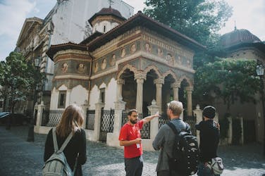 Visita guiada por los lugares de interés y los bocados de Bucarest